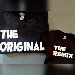 Parent/baby matching tees